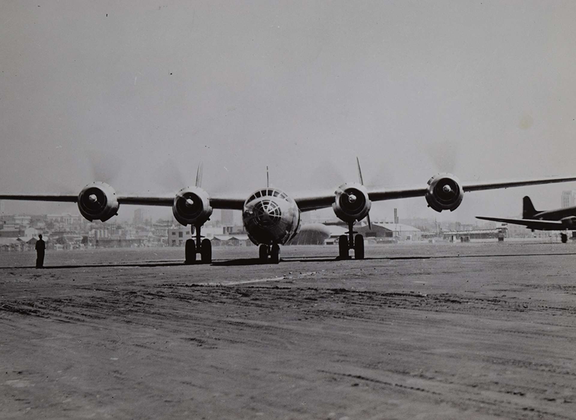 b-32 test flight